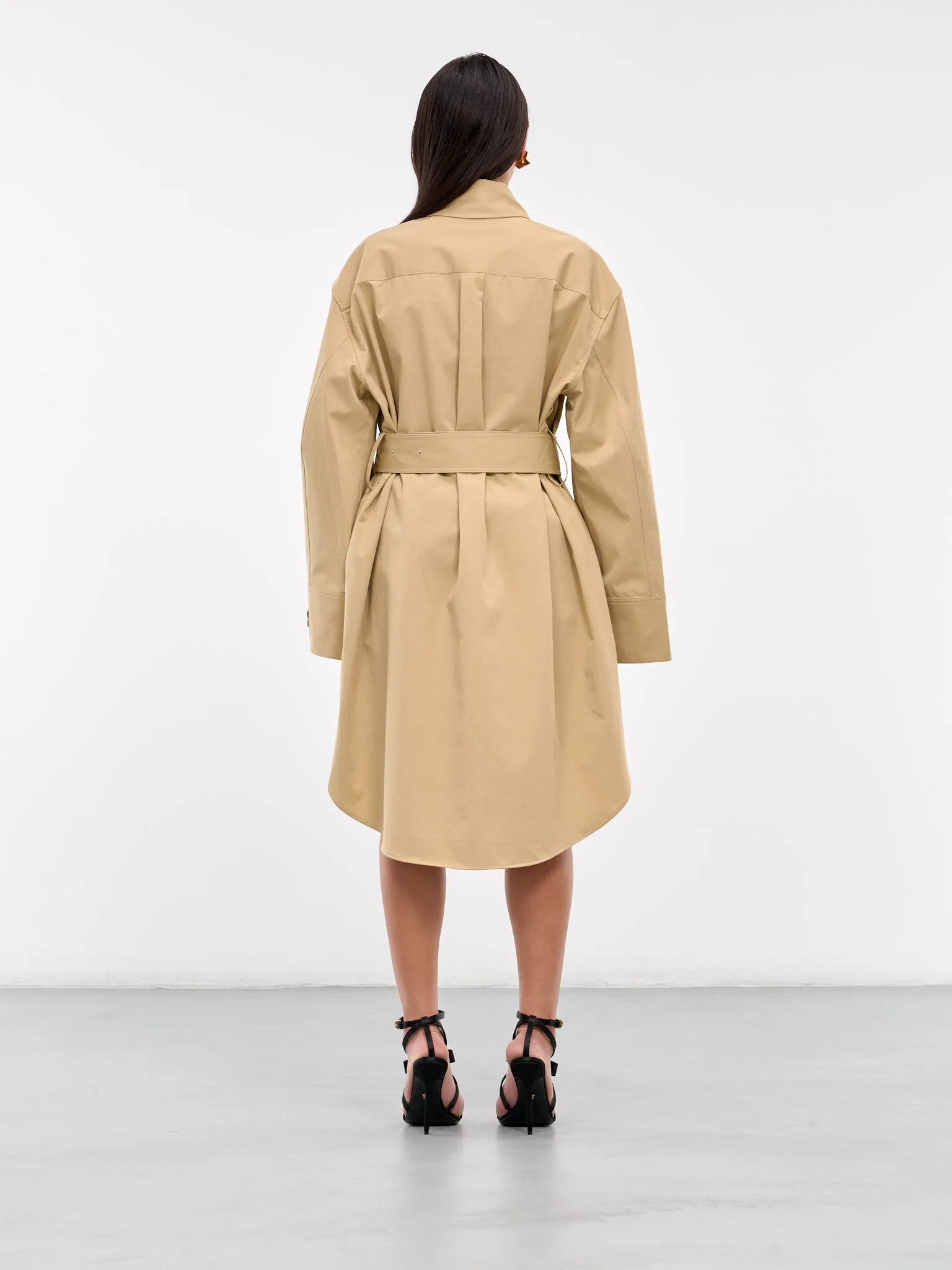 Trench Coat Dress (DR0459-PG0289-FLAX)