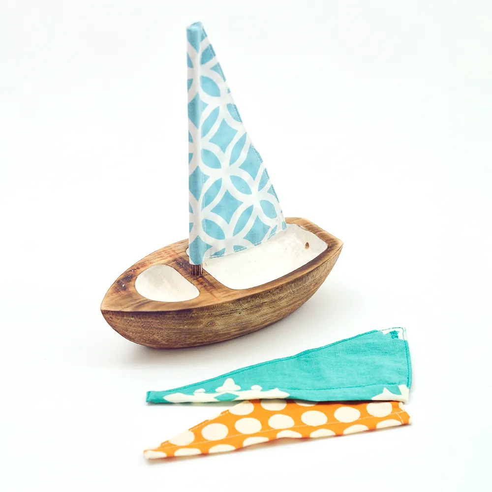 Wooden Sail Boat